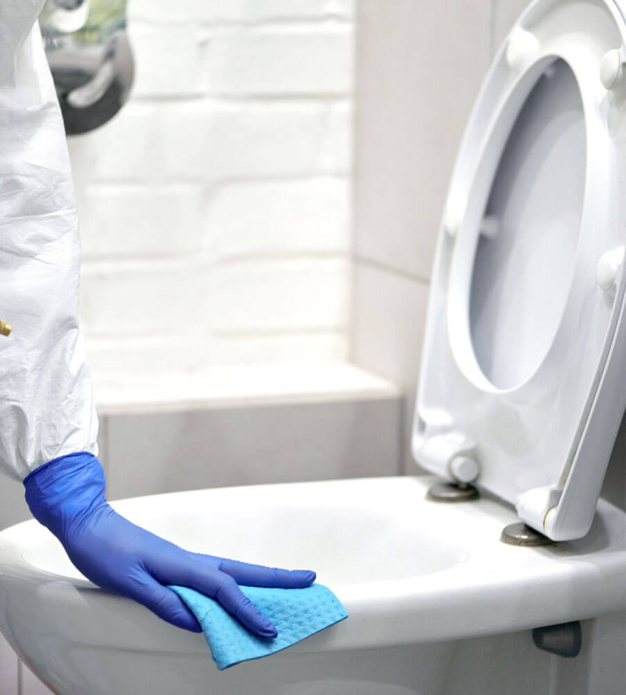 deep home bathroom cleaning